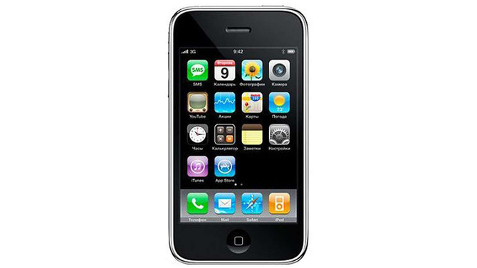 Apple iPhone - 2007 - В 2007 году Стив Джобс представил революционный смартфон с 3,5-дюймовым сенсорным дисплеем, о котором, хотя это и не первый смартфон, по понятным причинам стоит упомянуть в нашей статье